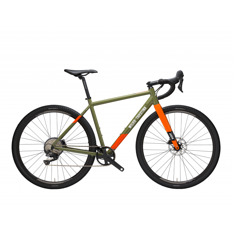 Bici in alluminio gravel WILIER Jareen Shimano GRX 1X11 forcella