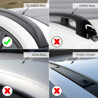 Fabbri Barre portatutto Fabbri telescopiche alluminio rail chiuso ALU VIVA 2 RC silver