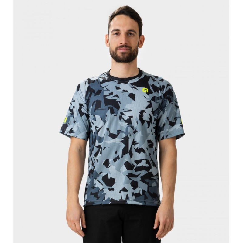 ALE' Maglia ciclismo ALE' OFF ROAD - MTB CORNER grigio 2023