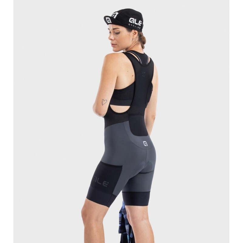ALE' Pantaloncini ciclismo donna ALE' OFF ROAD - GRAVEL STONES CARGO grigio