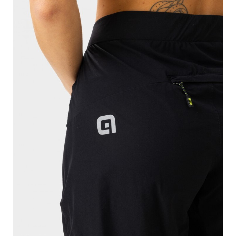 ALE' Pantaloncini ciclismo donna senza bretelle ALE' OFF ROAD - GRAVEL SIERRA nero