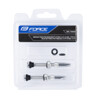 Force Coppia valvole tubeless strada e MTB FORCE in alluminio 44 mm