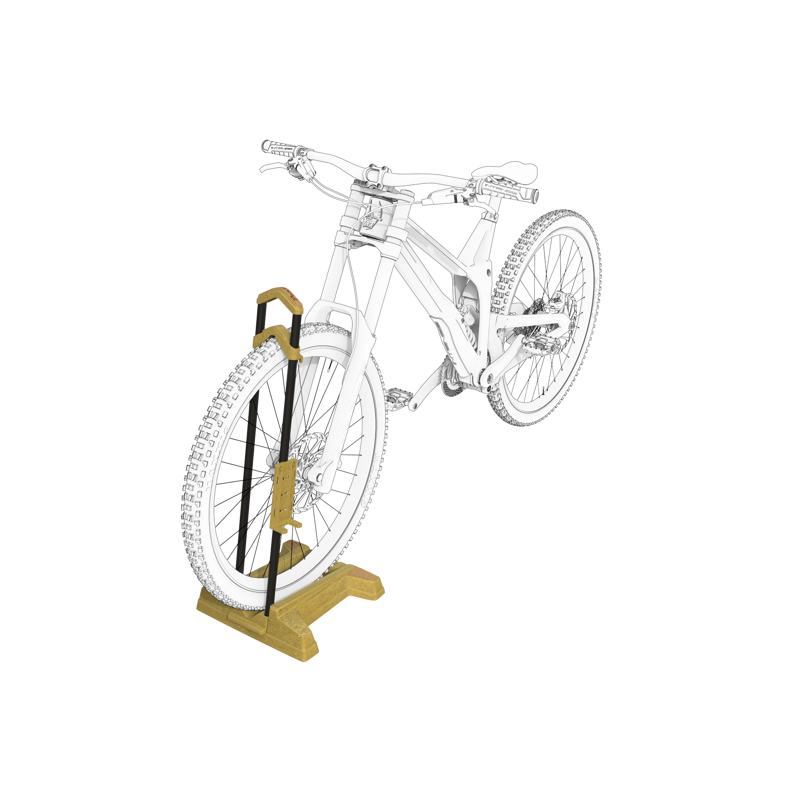 PERUZZO Cavalletto portabici Peruzzo Lybra 422 richiudibile MTB CORSA E-BIKE Bamboo