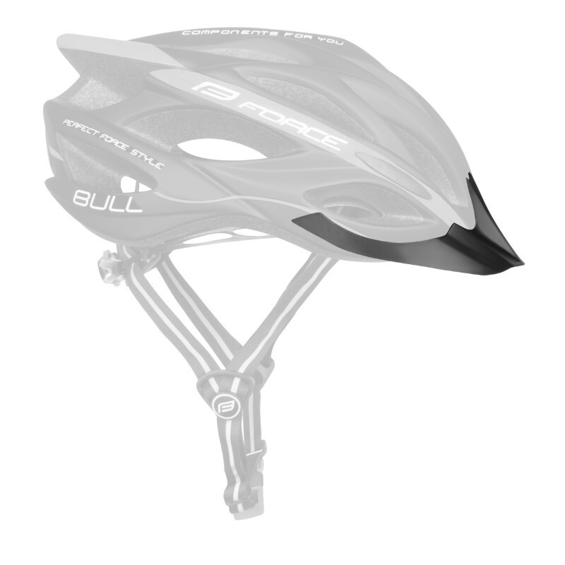 Force Casco bici Force Bull nero fluo