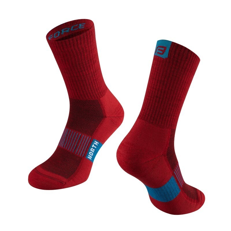 Force Calzini invernali multisport lunghi FORCE NORTH lana merino