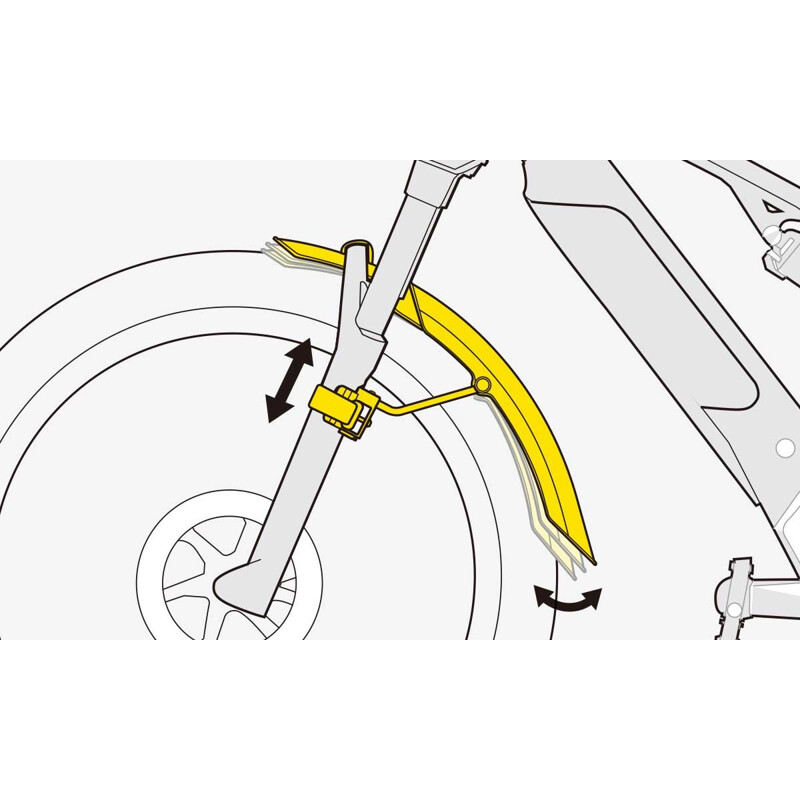 Topeak Parafango anteriore TOPEAK TetraFender M1 - per ruote 26" - 29"