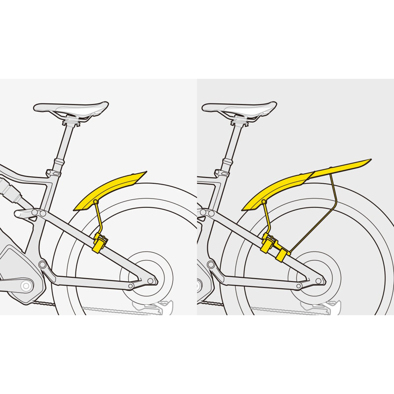 Topeak TOPEAK Parafango posteriore TetraFender M2 - per ruote 26" - 29"