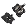 EXUSTAR Pedali EXUSTAR E-PM831 MTB in Alluminio 6061 Nero - Doppia