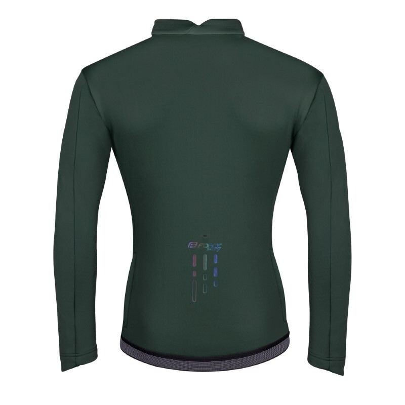 Force Giacca invernale ciclismo antivento FORCE STORY WINTER army