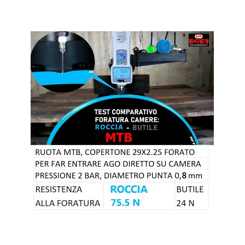 BARBIERI Camera d'aria antiforatura BARBIERI NXT ROCCIA 27.5"X2.0-2.6 175 gr