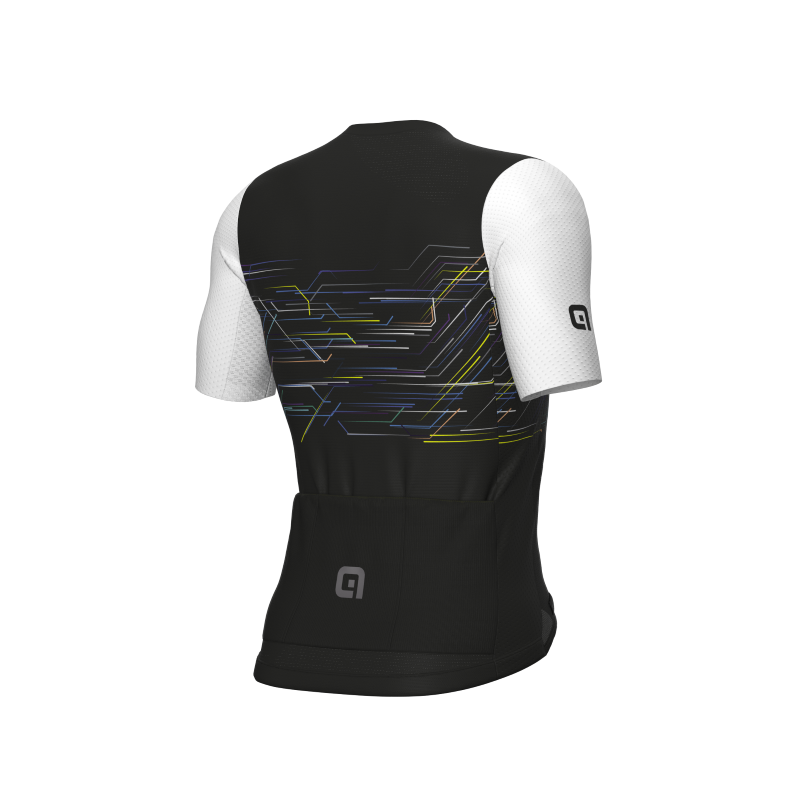 ALE' Maglia ciclismo ALE' MEGABYTE PR-E nero 2025