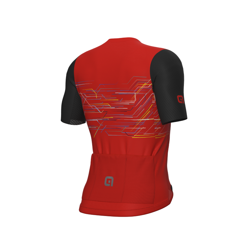 ALE' Maglia ciclismo ALE' MEGABYTE PR-E rosso 2024