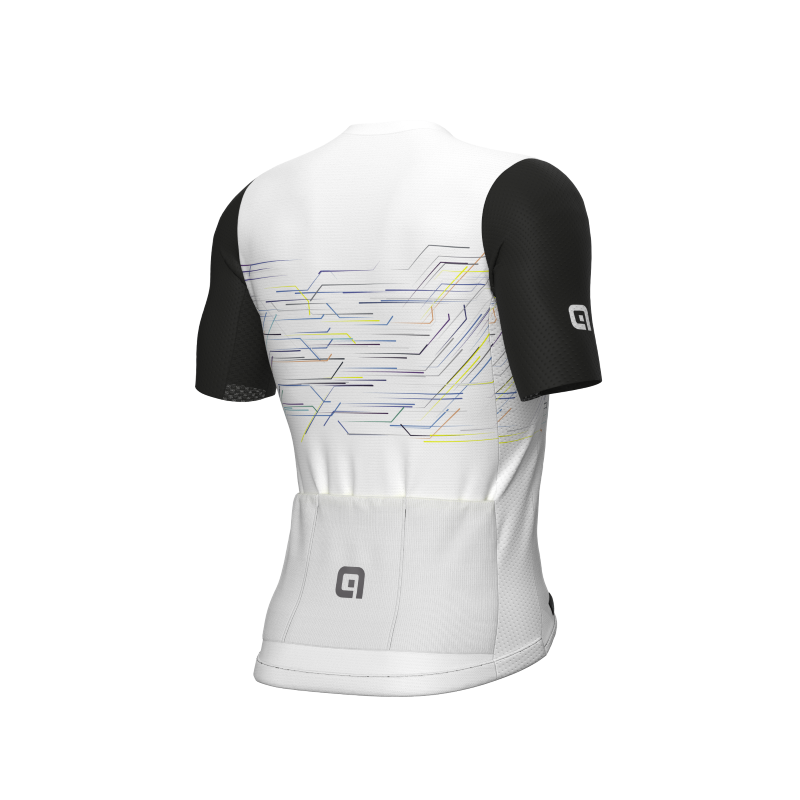 ALE' Maglia ciclismo ALE' MEGABYTE PR-E bianco 2025