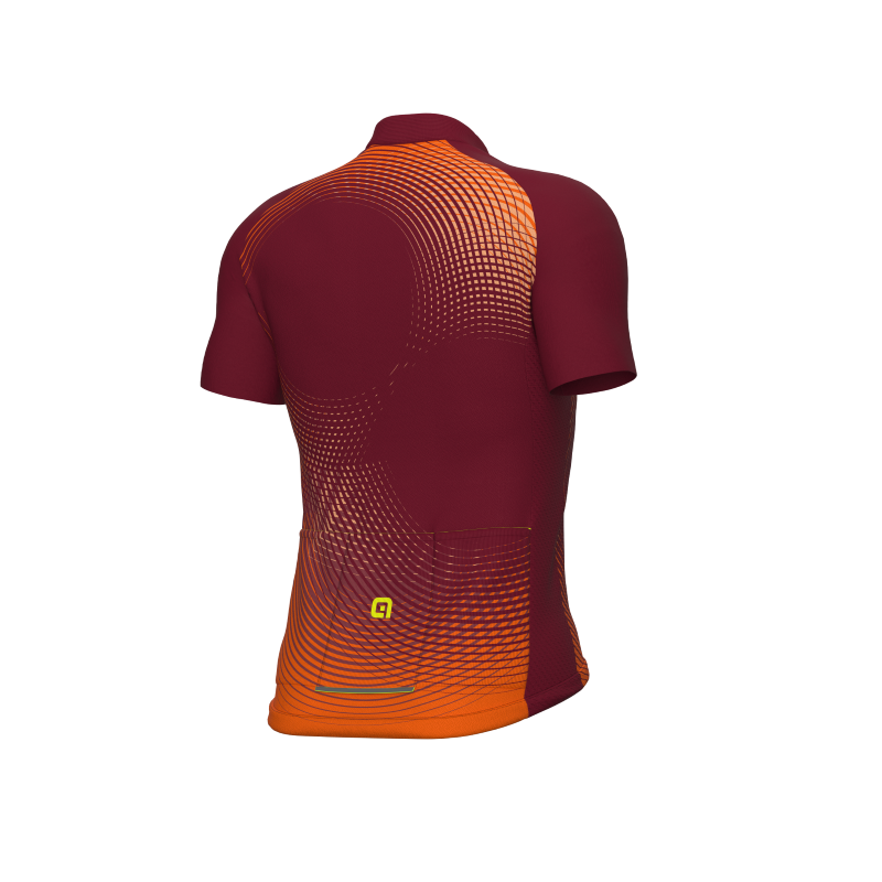 ALE' Maglia ciclismo ALE' OPTICAL PRAGMA bordeaux 2025