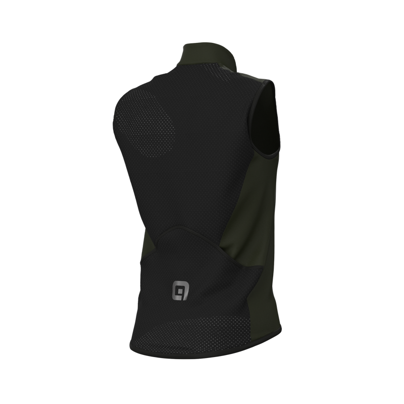 ALE' Gilet smanicato ciclismo ALE' VENTO 2.0 GUSCIO verde militare 2026