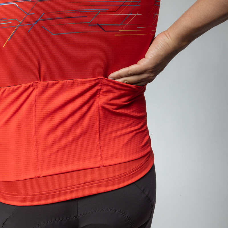 ALE' Maglia ciclismo ALE' MEGABYTE PR-E rosso 2024