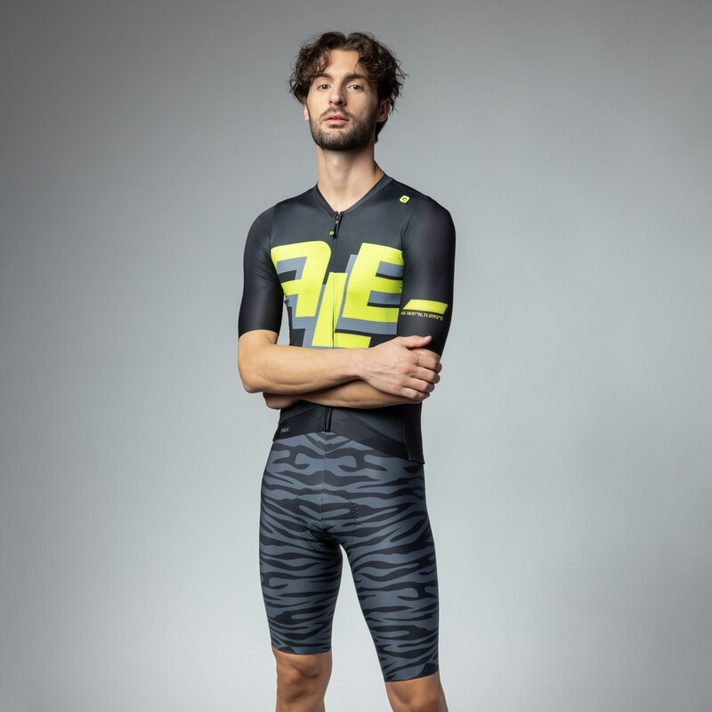 ALE' Maglia ciclismo ALE' SAUVAGE PR-E nero 2024