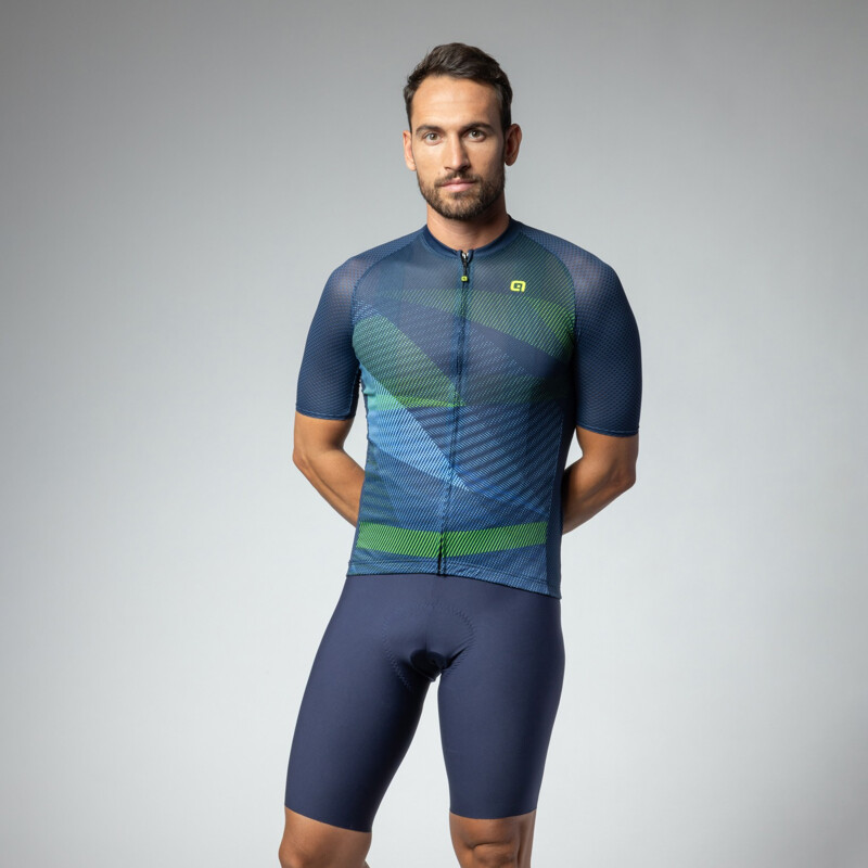 ALE' Maglia ciclismo ALE' CONNECT PRAGMA blu 2025