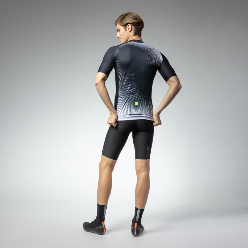 ALE' Maglia ciclismo ALE' OPTICAL PRAGMA nero 2025