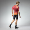 ALE' Maglia ciclismo ALE' OPTICAL PRAGMA bordeaux 2025