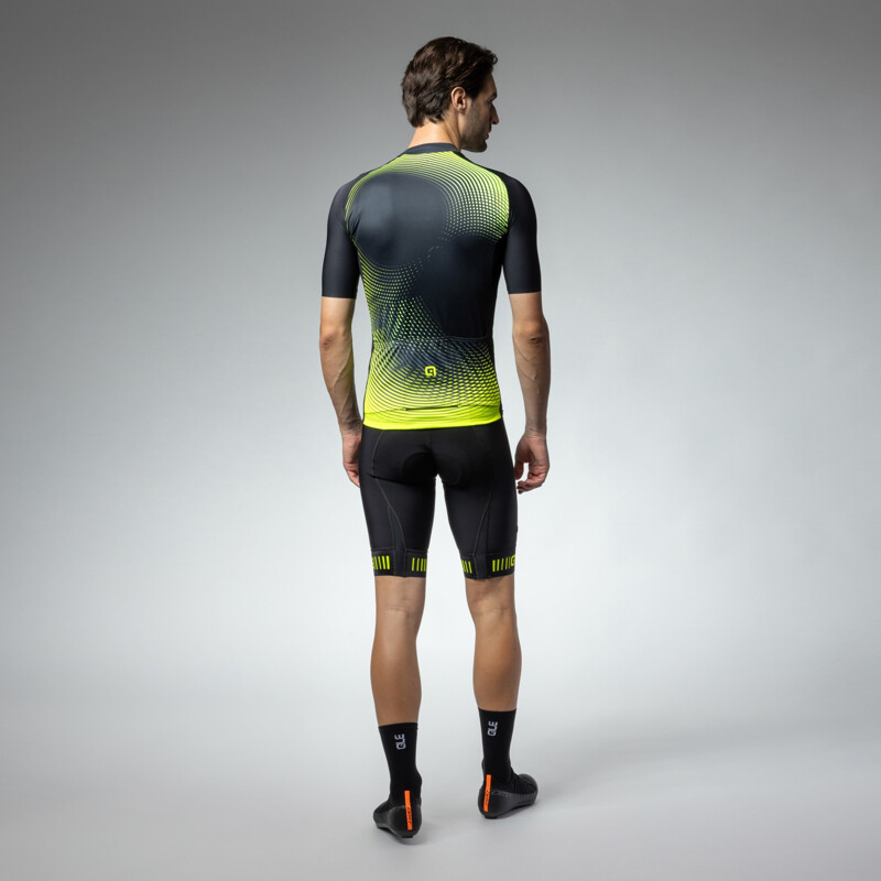 ALE' Maglia ciclismo ALE' OPTICAL PRAGMA giallo fluo 2025