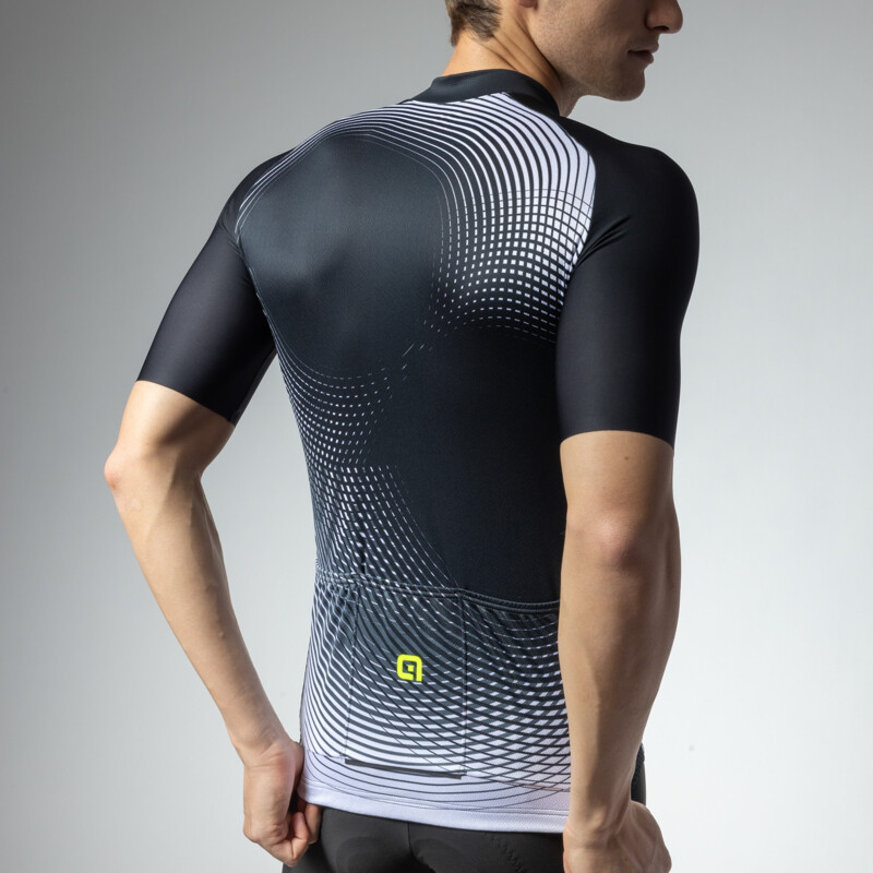 ALE' Maglia ciclismo ALE' OPTICAL PRAGMA nero 2025