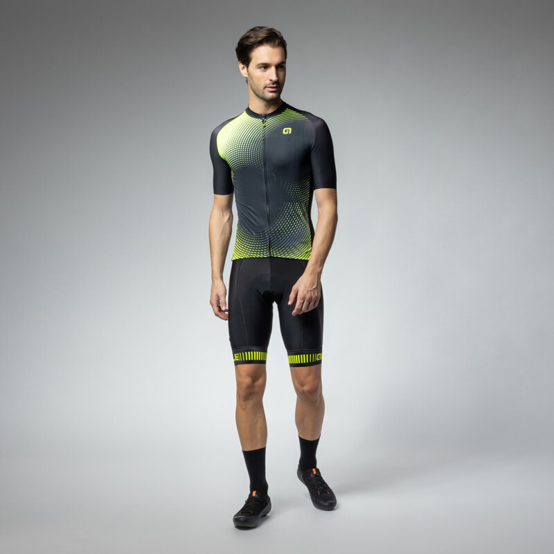 ALE' Maglia ciclismo ALE' OPTICAL PRAGMA giallo fluo 2025