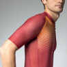 ALE' Maglia ciclismo ALE' OPTICAL PRAGMA bordeaux 2025