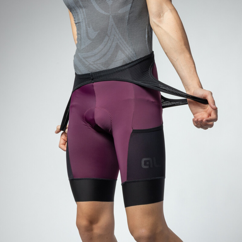 ALE' Pantaloncini ciclismo ALE' OFF ROAD - GRAVEL STONES CARGO prugna 2025