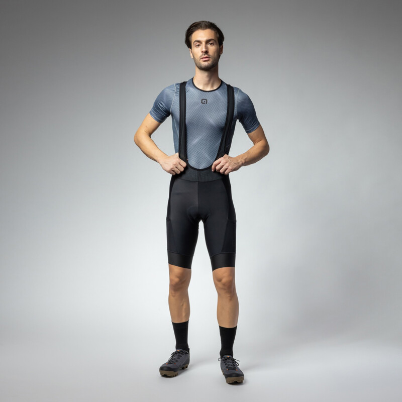 ALE' Pantaloncini ciclismo ALE' OFF ROAD - GRAVEL STONES CARGO nero 2026