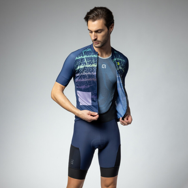 ALE' Maglia ciclismo ALE' CREEK OFF ROAD - GRAVEL blu 2024