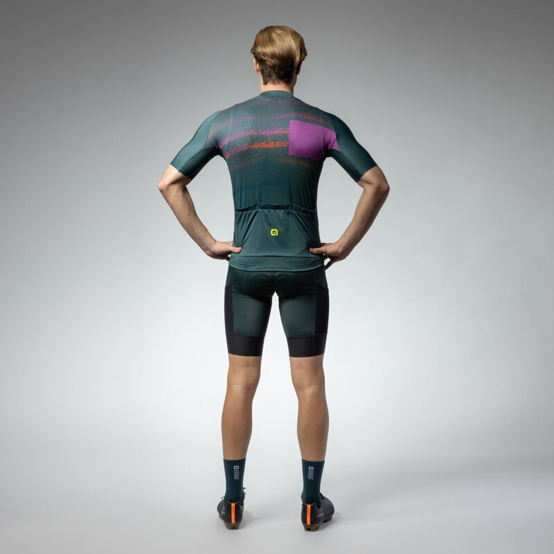 ALE' Maglia ciclismo ALE' CREEK OFF ROAD - GRAVEL verde bosco 2024