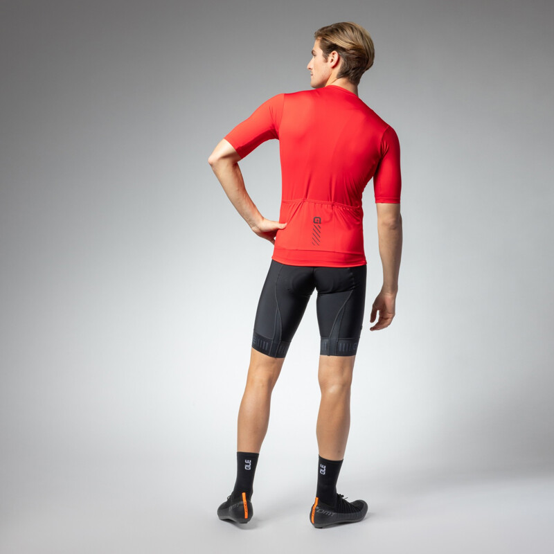 ALE' Maglia ciclismo ALE' COLOR BLOCK PRAGMA rosso 2024