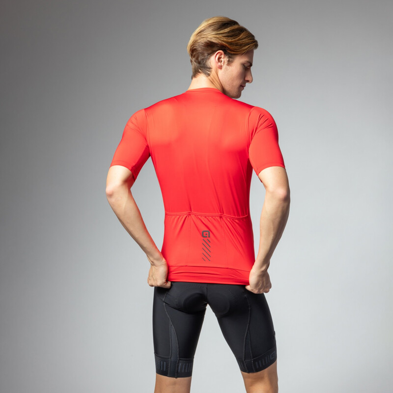 ALE' Maglia ciclismo ALE' COLOR BLOCK PRAGMA rosso 2024
