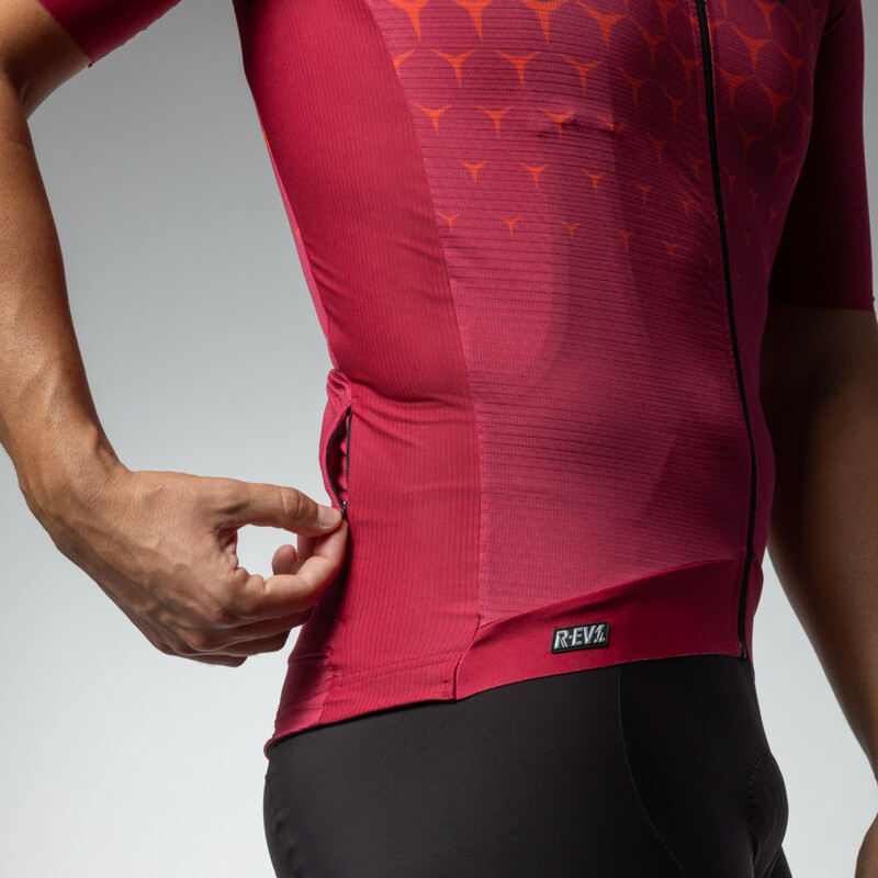 ALE' Maglia ciclismo ALE' QUICK R-EV1 bordeaux 2025