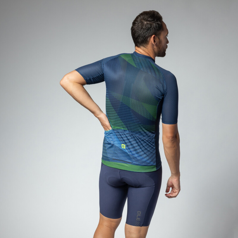 ALE' Maglia ciclismo ALE' CONNECT PRAGMA blu 2025