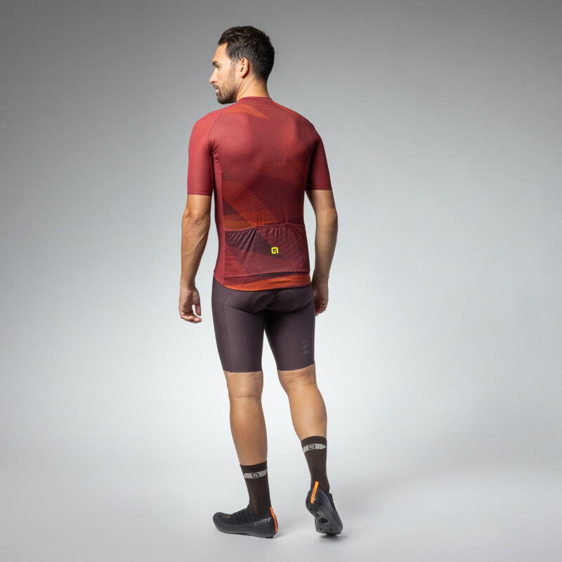 ALE' Maglia ciclismo ALE' CONNECT PRAGMA bordeaux 2025