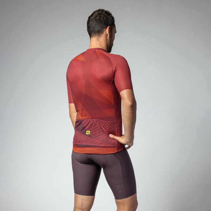 ALE' Maglia ciclismo ALE' CONNECT PRAGMA bordeaux 2025