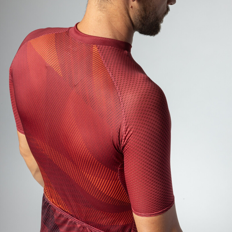 ALE' Maglia ciclismo ALE' CONNECT PRAGMA bordeaux 2025