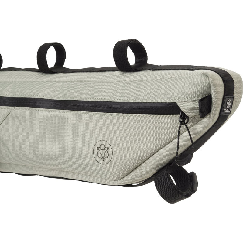 AGU Borsa orizzontale al telaio bikepacking AGU VENTURE 4 litri verde pistacchio