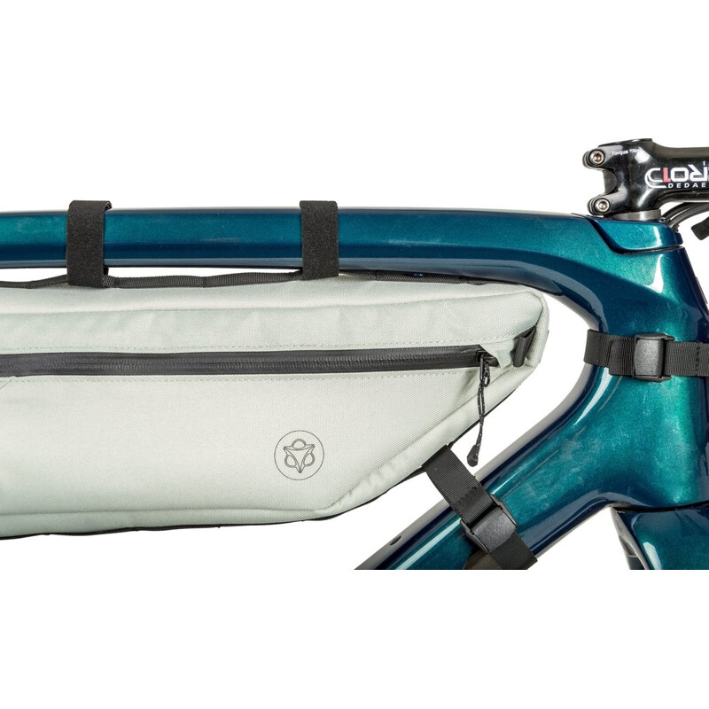 AGU Borsa orizzontale al telaio bikepacking AGU VENTURE 3 litri verde pistacchio