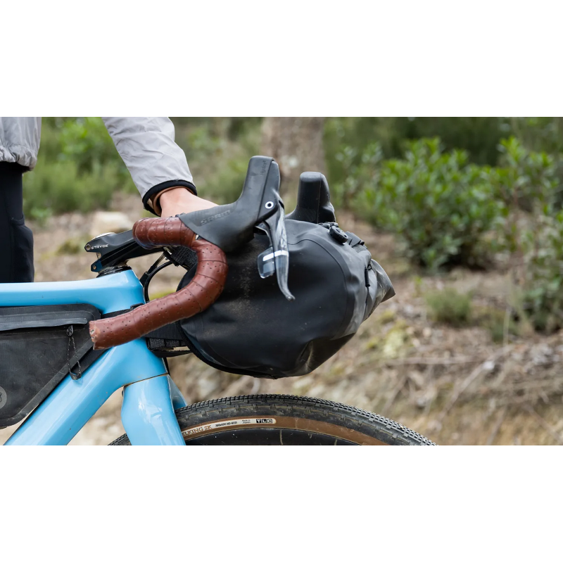 AGU Borsa anteriore al manubrio bikepacking AGU EXTREME Nero 9,6 litri Waterproof
