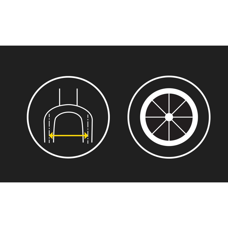Topeak TOPEAK parafango posteriore TetraFender G2 - per ruote 650C - 700C