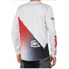 100% Maglia MTB 100% R-CORE X GREY RED maniche lunghe