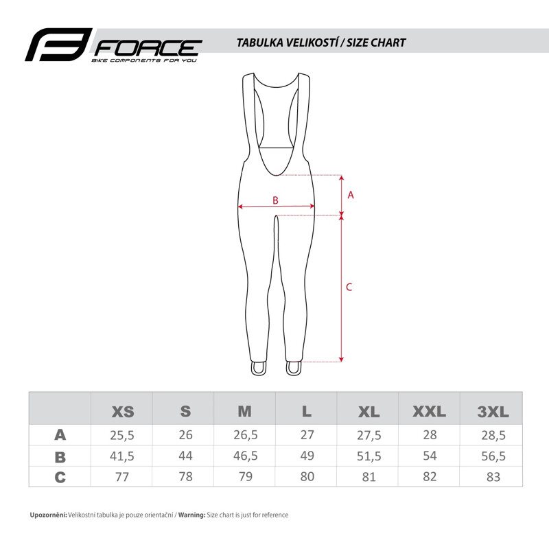 Force Calzamaglia ciclismo FORCE invernale BRIGHT