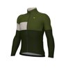 ALE' Giubbino invernale ciclismo idrorepellente ALE' PR-E GEOMETRIC verde militare 2025