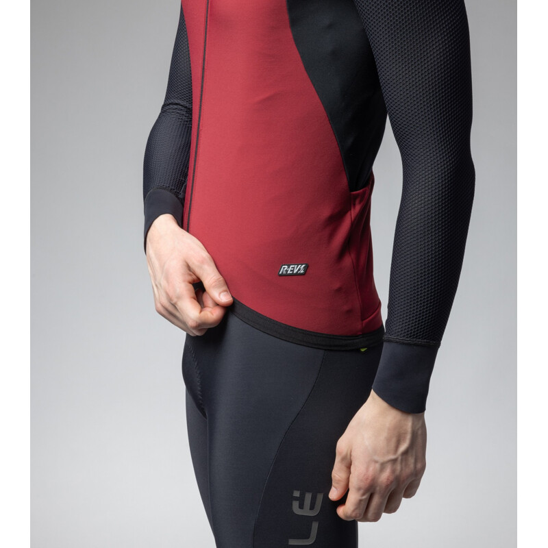 ALE' Gilet invernale ciclismo ALE' R-EV1 THERMO rubino 2025