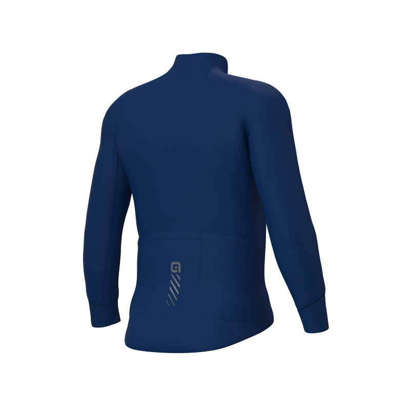ALE' Giubbino invernale ciclismo ALE' SOLID FONDO 2.0 blu 2025