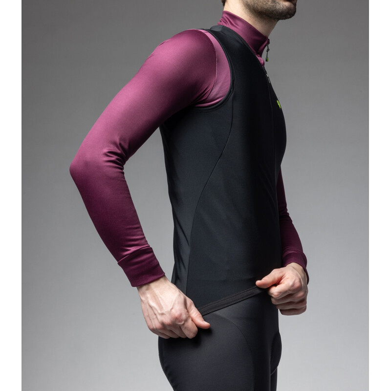 ALE' Gilet invernale ciclismo ALE' WARM UP nero 2025