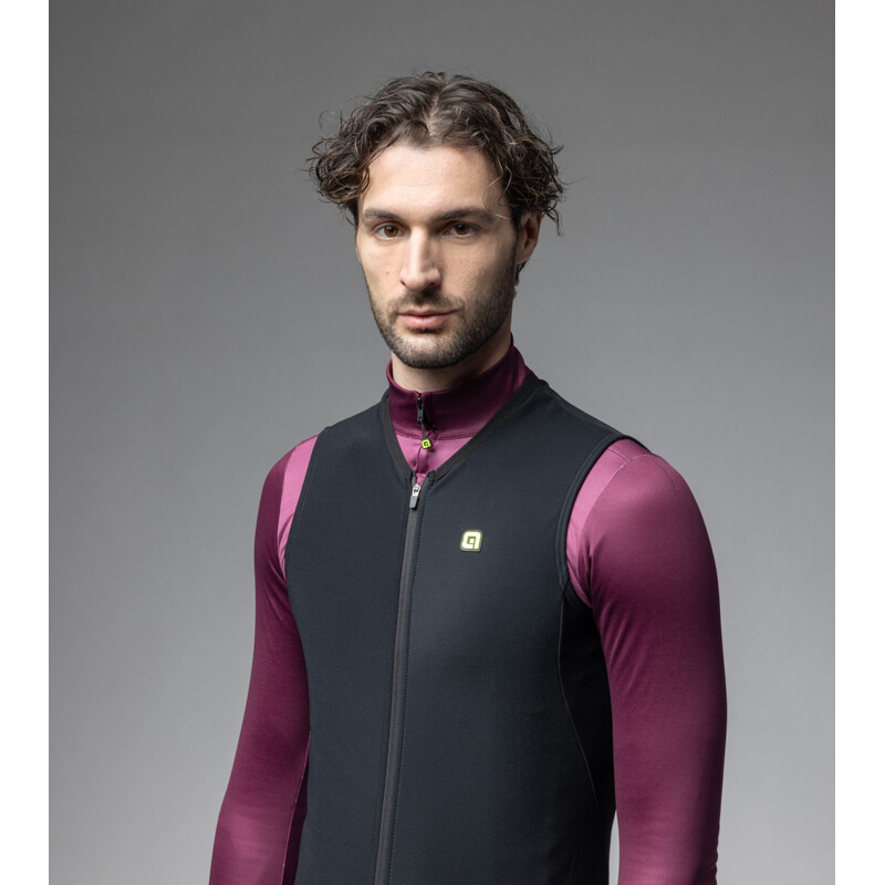 ALE' Gilet invernale ciclismo ALE' WARM UP nero 2025